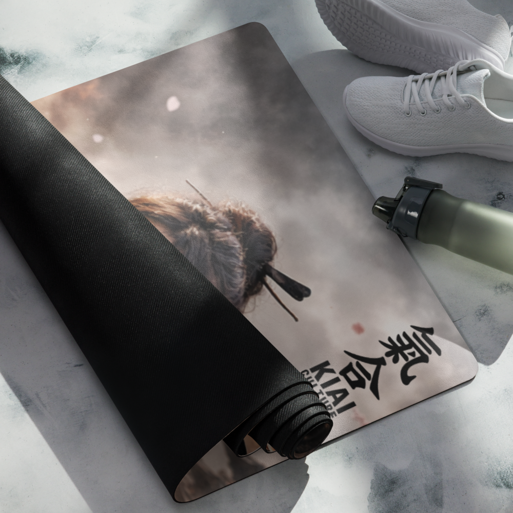 Female Samurai Yoga Mat