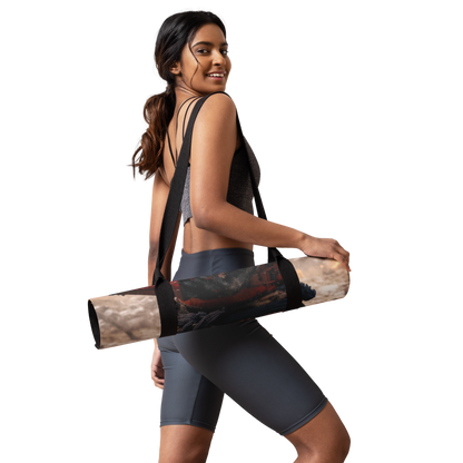 Female Samurai Yoga Mat