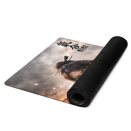 Female Samurai Yoga Mat